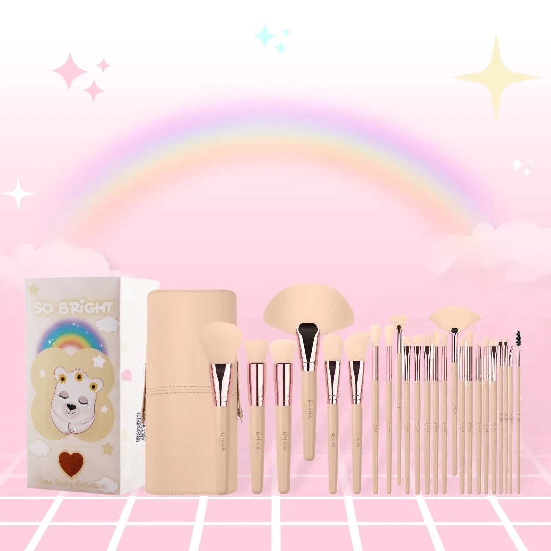 Brushes- CLUX 24pc Brush set SO BRIGHT (3pcs bundle, $15 each)