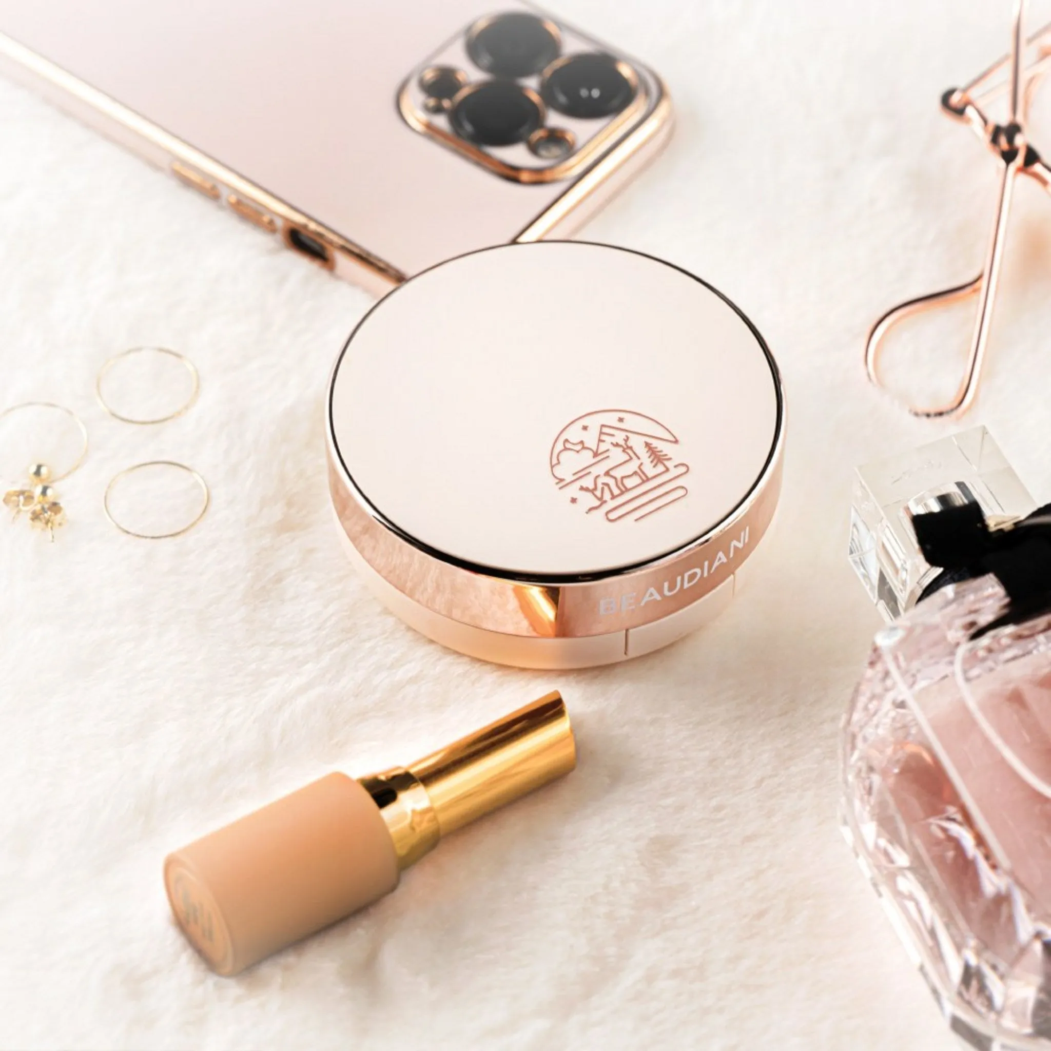 Budiani Cushion Foundation - Moisturizing, High Coverage, Non-Transferable, Glow Finish - Mesh Cushion 12g - Base/Primer - 🏆 #36 - Beauty - Best of December