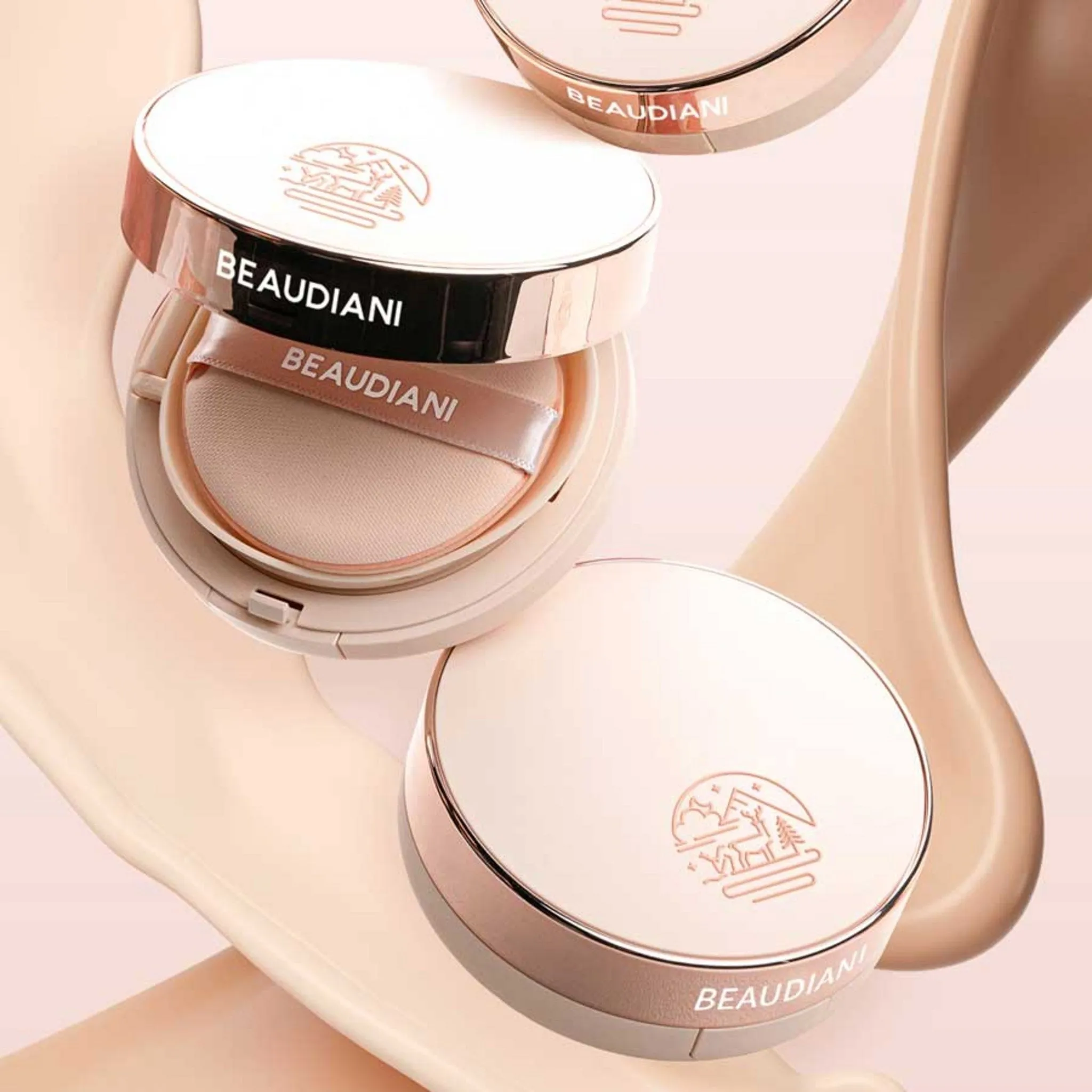 Budiani Cushion Foundation - Moisturizing, High Coverage, Non-Transferable, Glow Finish - Mesh Cushion 12g - Base/Primer - 🏆 #36 - Beauty - Best of December