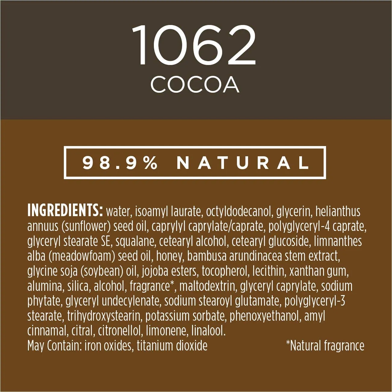 BURTS BEES Cocoa Goodness Glows Liquid Makeup, 1 FZ