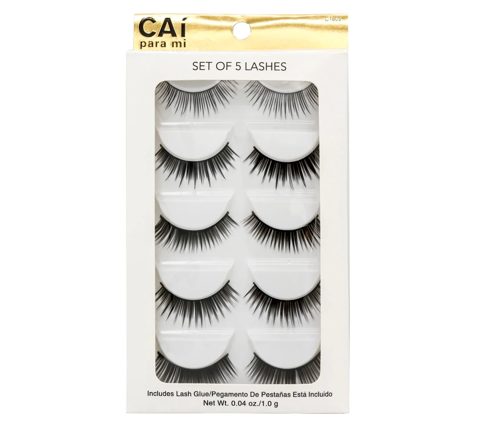 CAI PARA MI - False Lashes 5 Pack - 0.04 oz (1.0 g)
