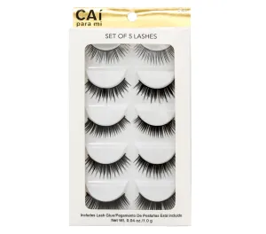 CAI PARA MI - False Lashes 5 Pack - 0.04 oz (1.0 g)