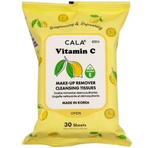 Cala  Makeup Remover Cleansing Tissues: Vitamin C (30 Sheets)