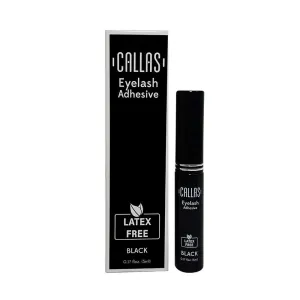 Callas Eyelash Adhesive, Black (LATEX FREE)