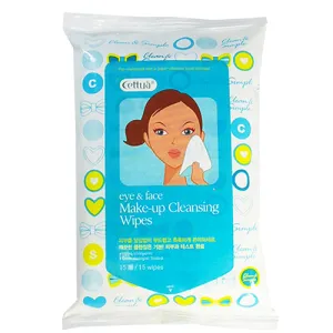 Cettua - Make-up Cleansing Wipes - 15 Wipes Per Bag