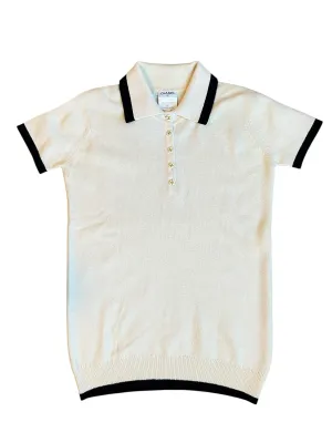 Chanel  1996C Cashmere Cream Polo DXBK0130