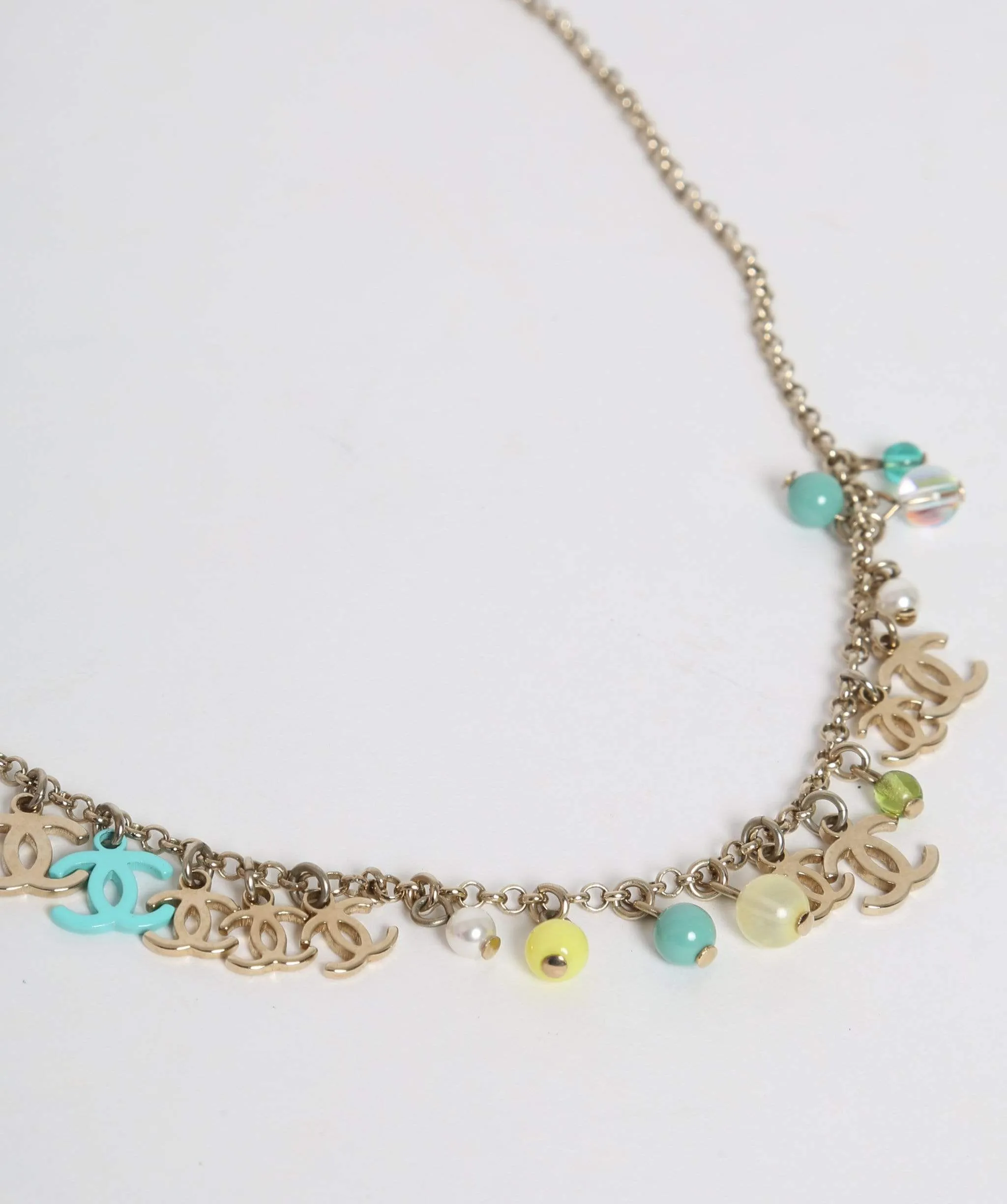 Chanel CC Blue Necklace - NW3677