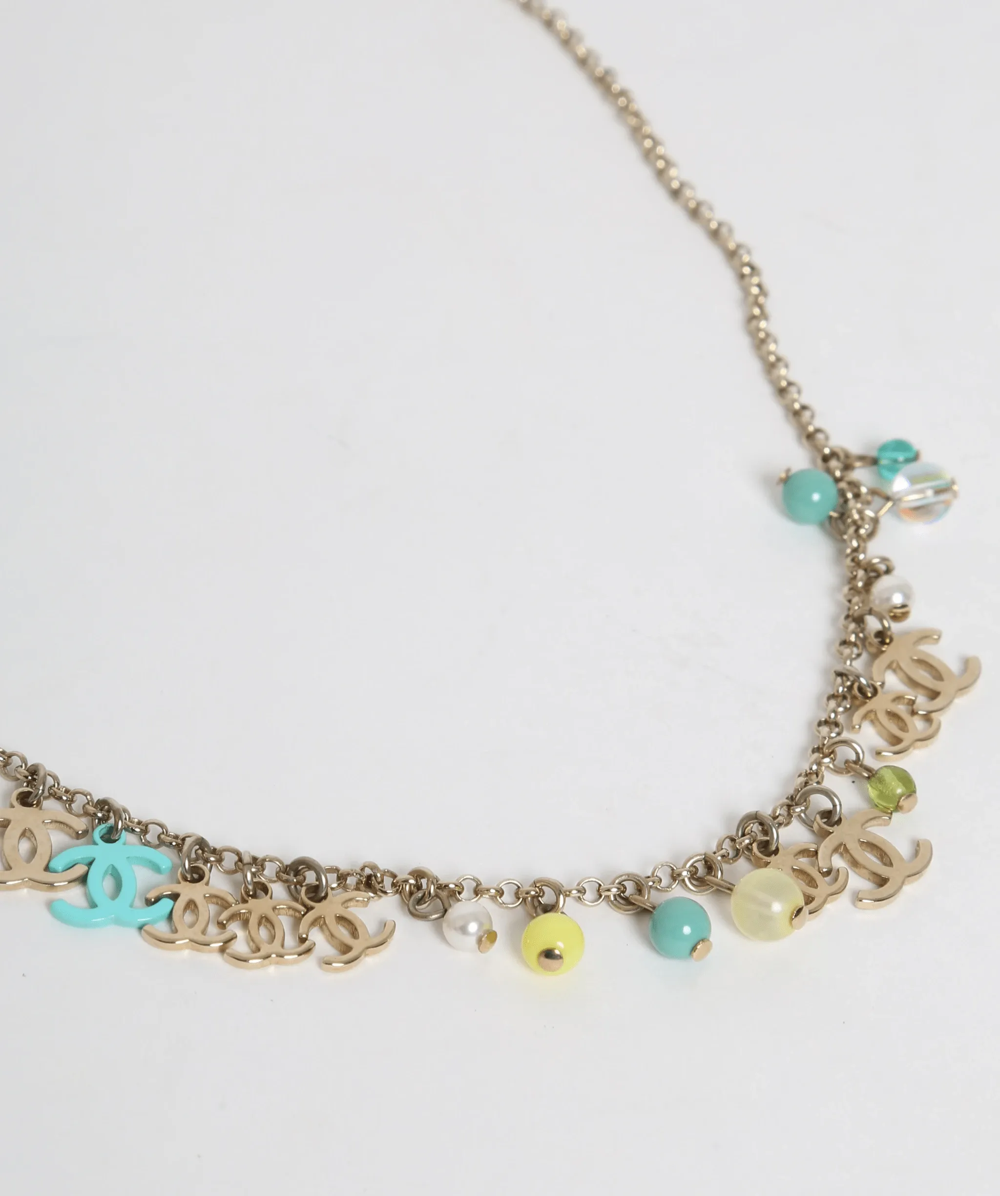 Chanel CC Blue Necklace - NW3677