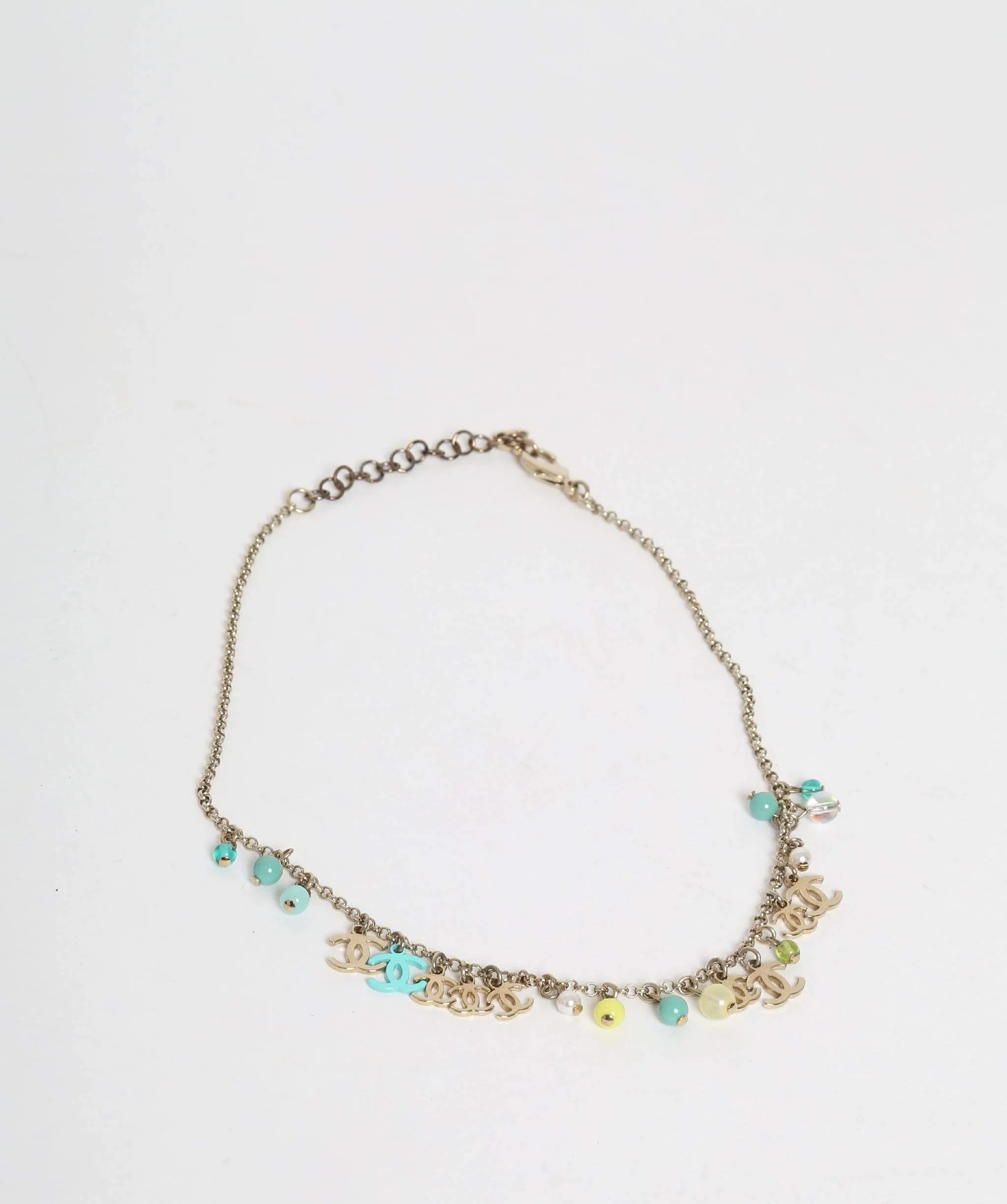 Chanel CC Blue Necklace - NW3677