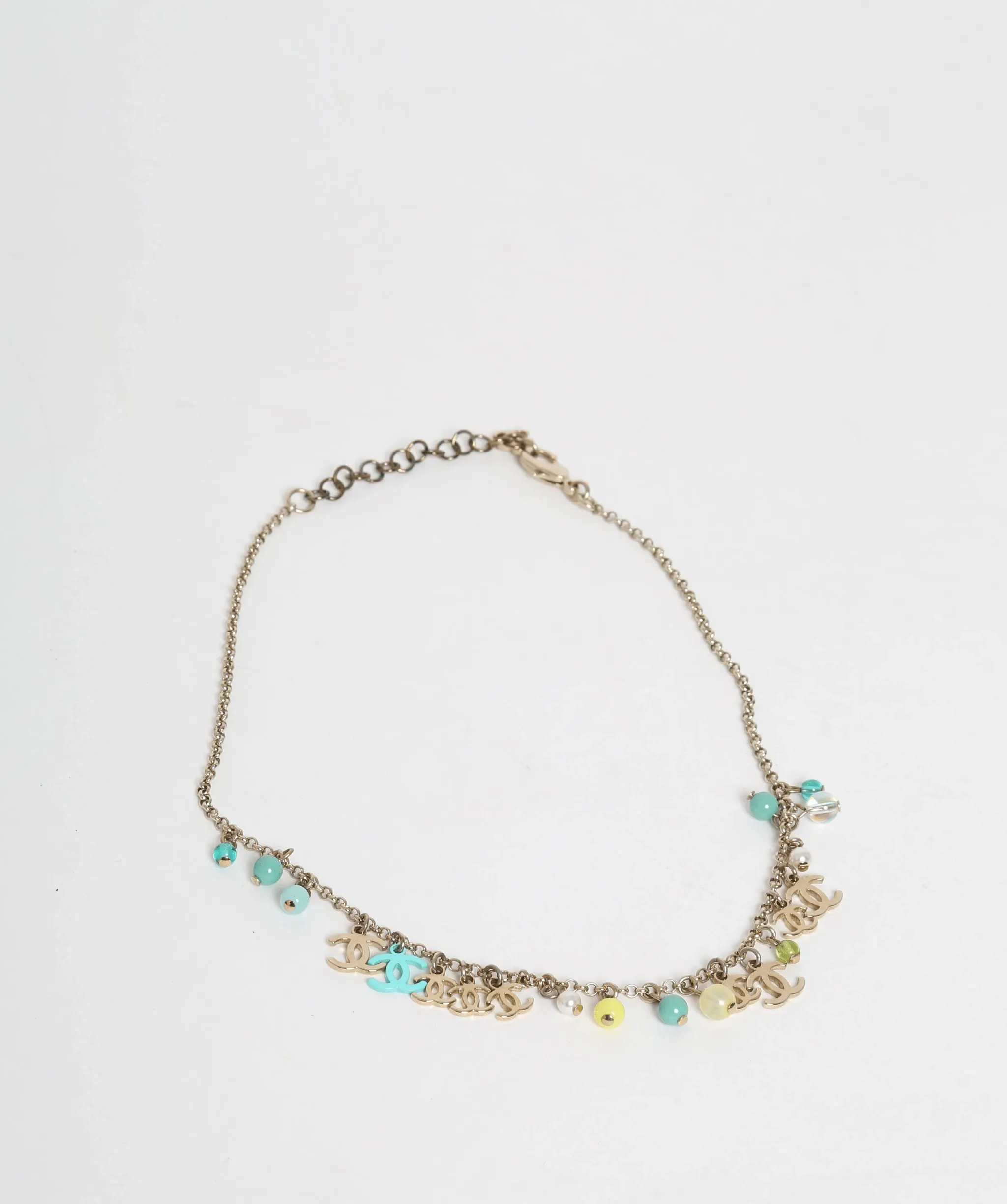 Chanel CC Blue Necklace - NW3677