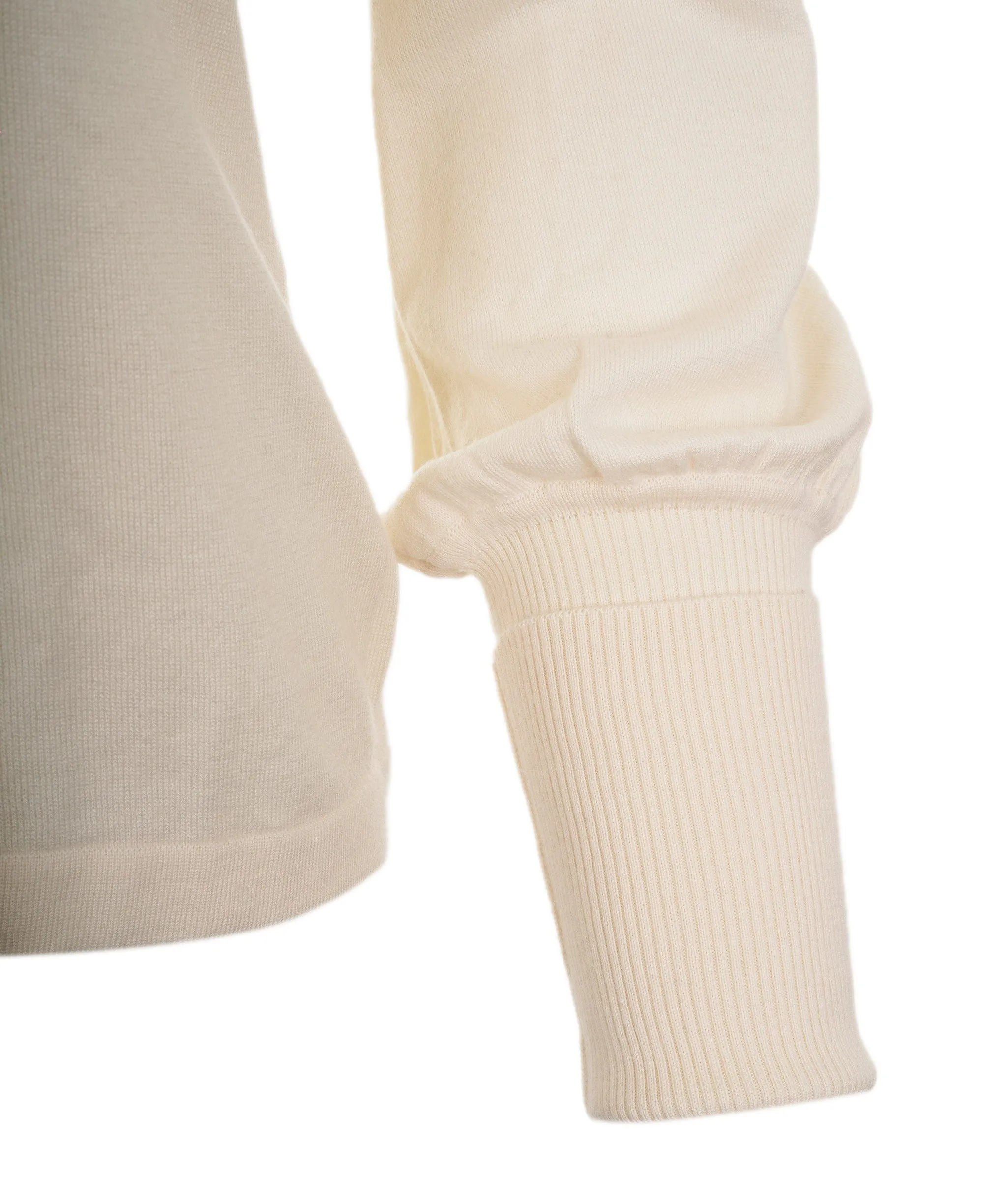 Chanel CC CC Button Sweater Cream ASL9010