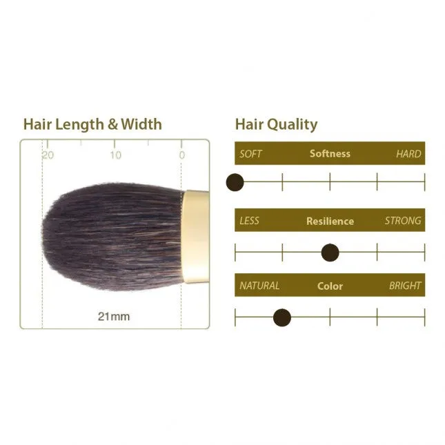 Chikuhodo GSN-7 Eyeshadow Brush, GSN Series