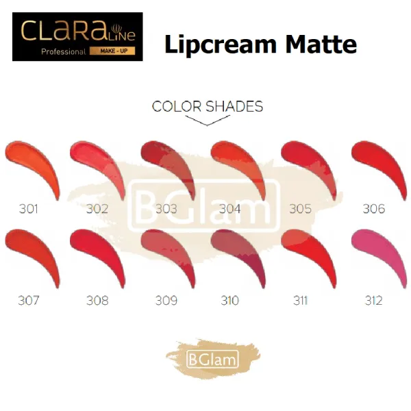 Claraline Professional Lip Cream Matte