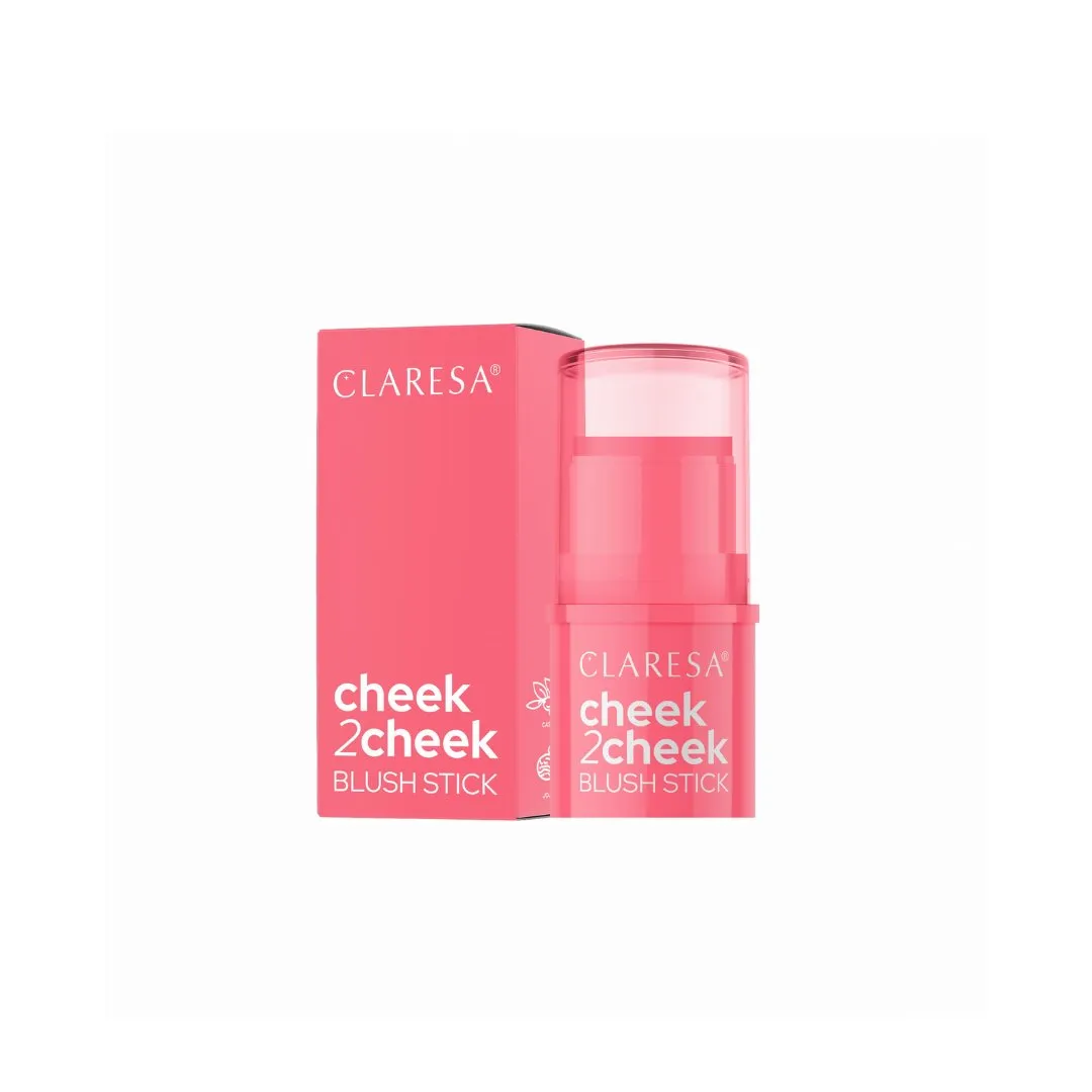 CLARESA Cheek2Cheek Creamy Blush Stick 02 Neon Coral 6g
