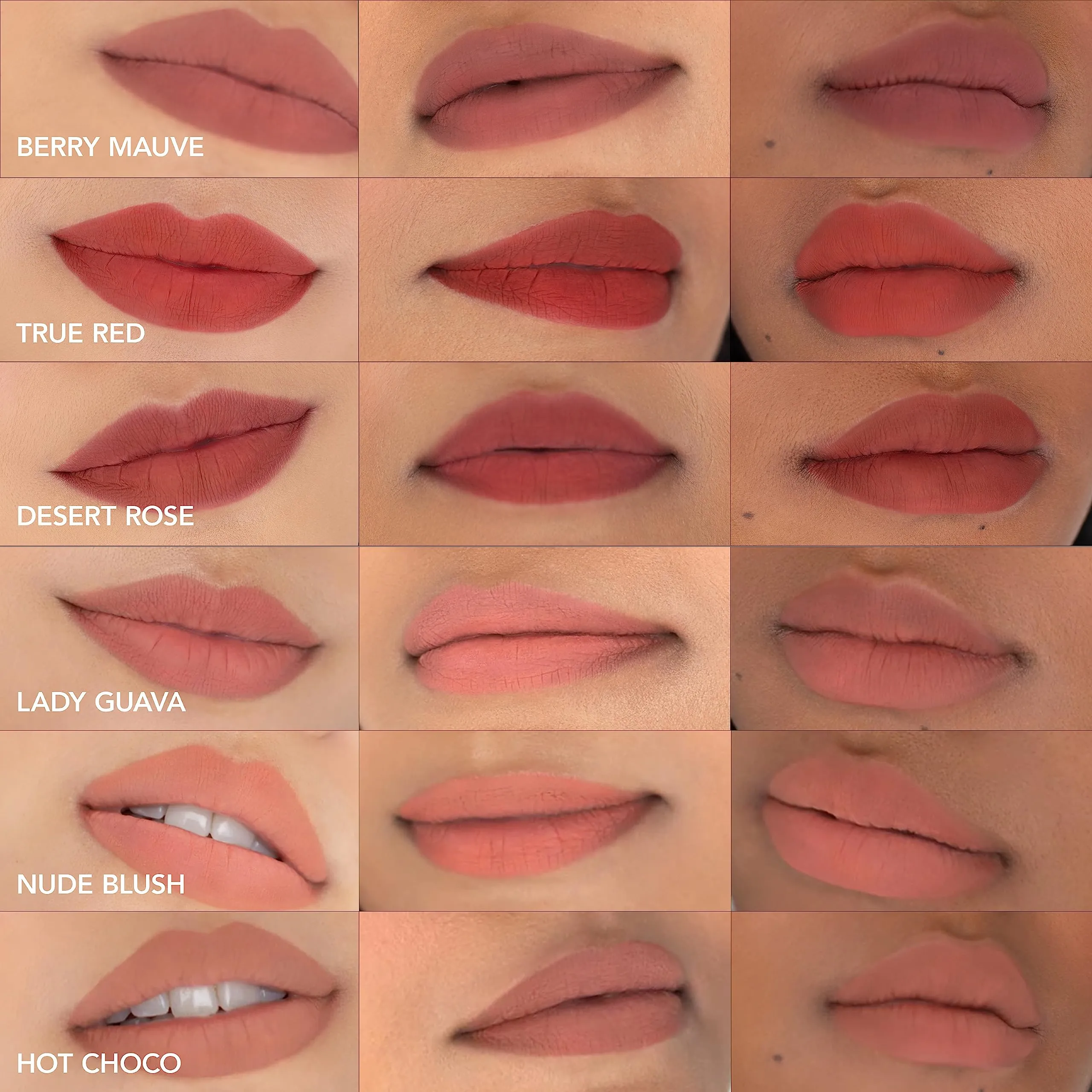 CLE Cosmetics Melting Lip Powder - Lip Tint (Vegan, Cruelty Free, Paraben-Free) with Long-Lasting, Weightless Lip Stain, Usable on Lips, Eyes and Cheeks, Matte Finish (Desert Rose / 0.07 oz)