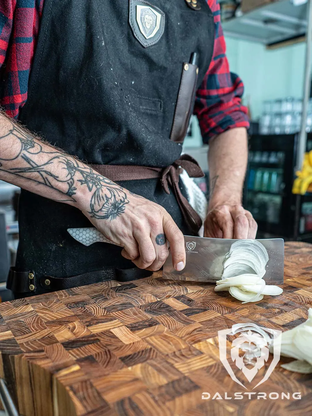 Cleaver Knife 7" |  Frost Fire Series | NSF Certified | Dalstrong ©