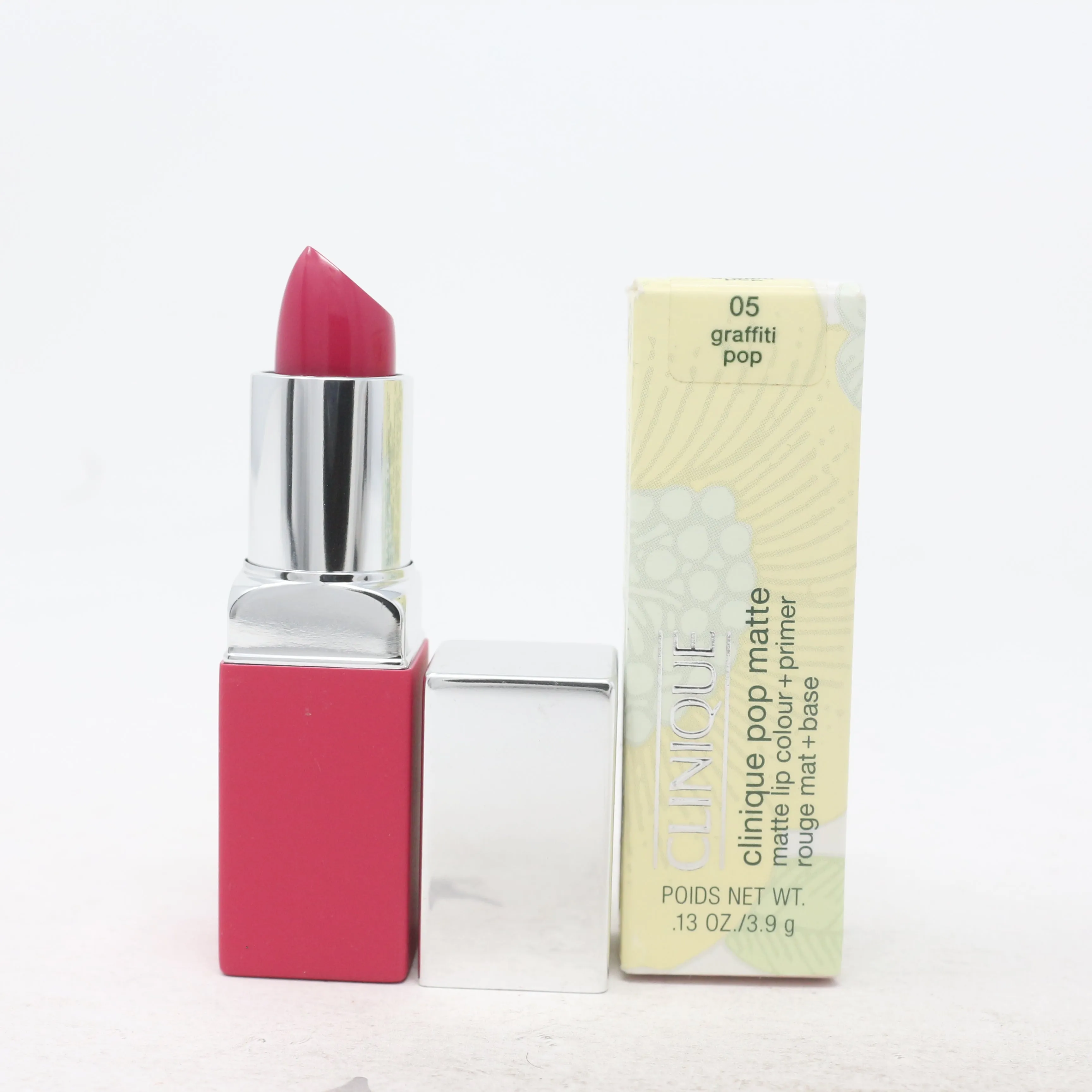 Clinique Clinique Pop Matte Matte Lip Colour   Primer Rouge Mat   Base .13oz New