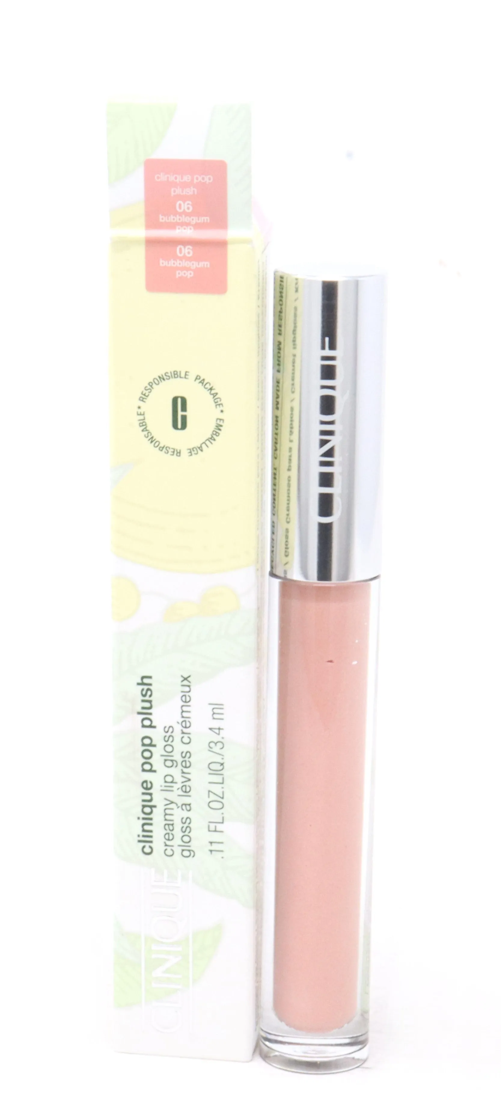 Clinique Clinique Pop Plush Creamy Lip Gloss  0.11oz/3.4ml New With Box