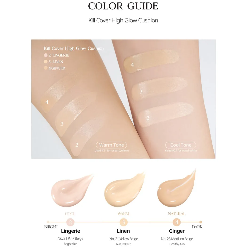 CLIO Kill Cover High Glow Cushion Set (   Refill)