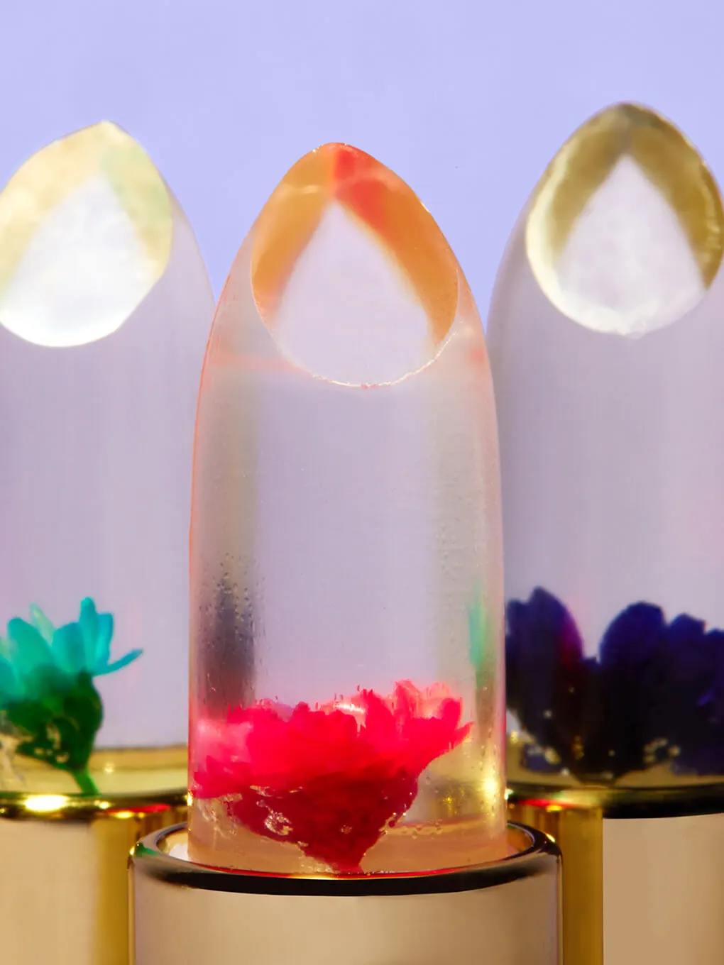 Color-Changing Flower Lip Balm Trio