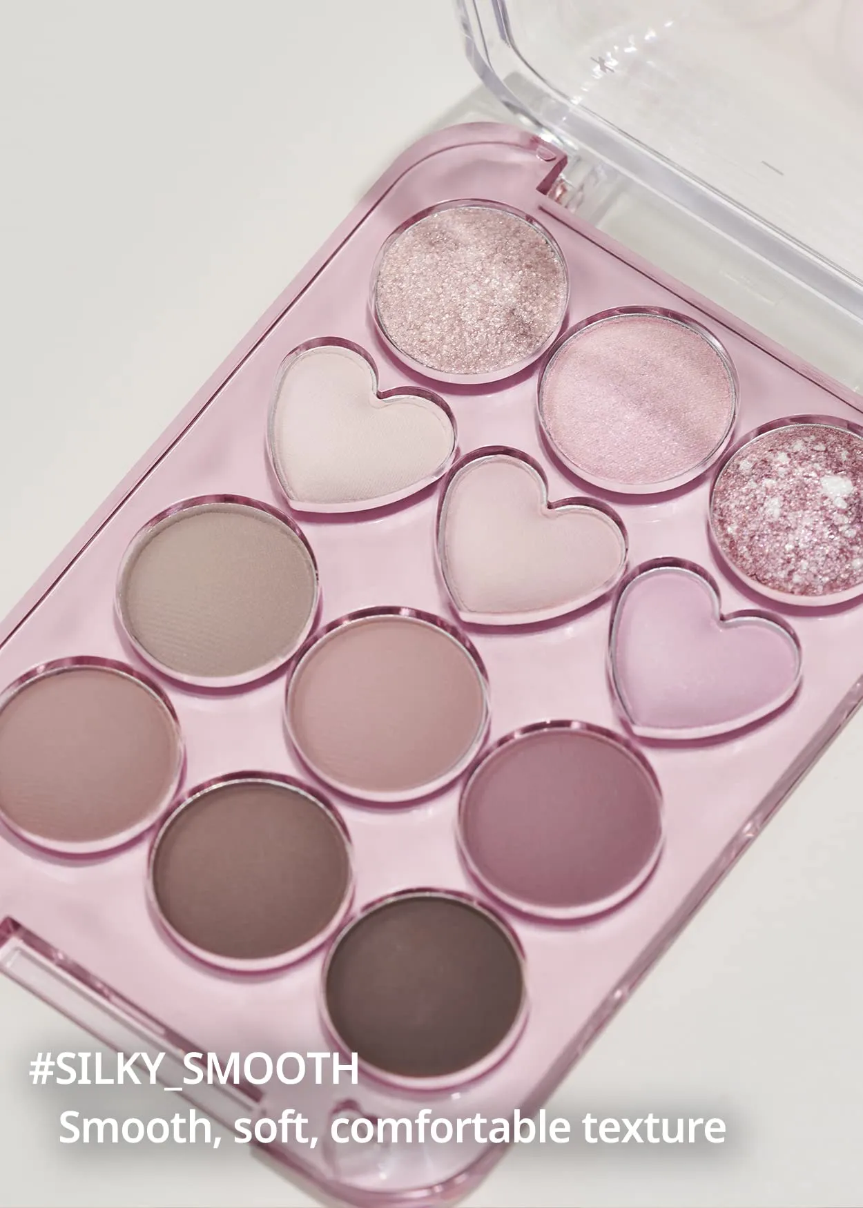 COLORGRAM Pin Point Eyeshadow Palette 04 Bright Cool | Eyeshadow Palette for Daily makeup, Ultra-Blendable, Matte, Glitter, Shimmer Shades