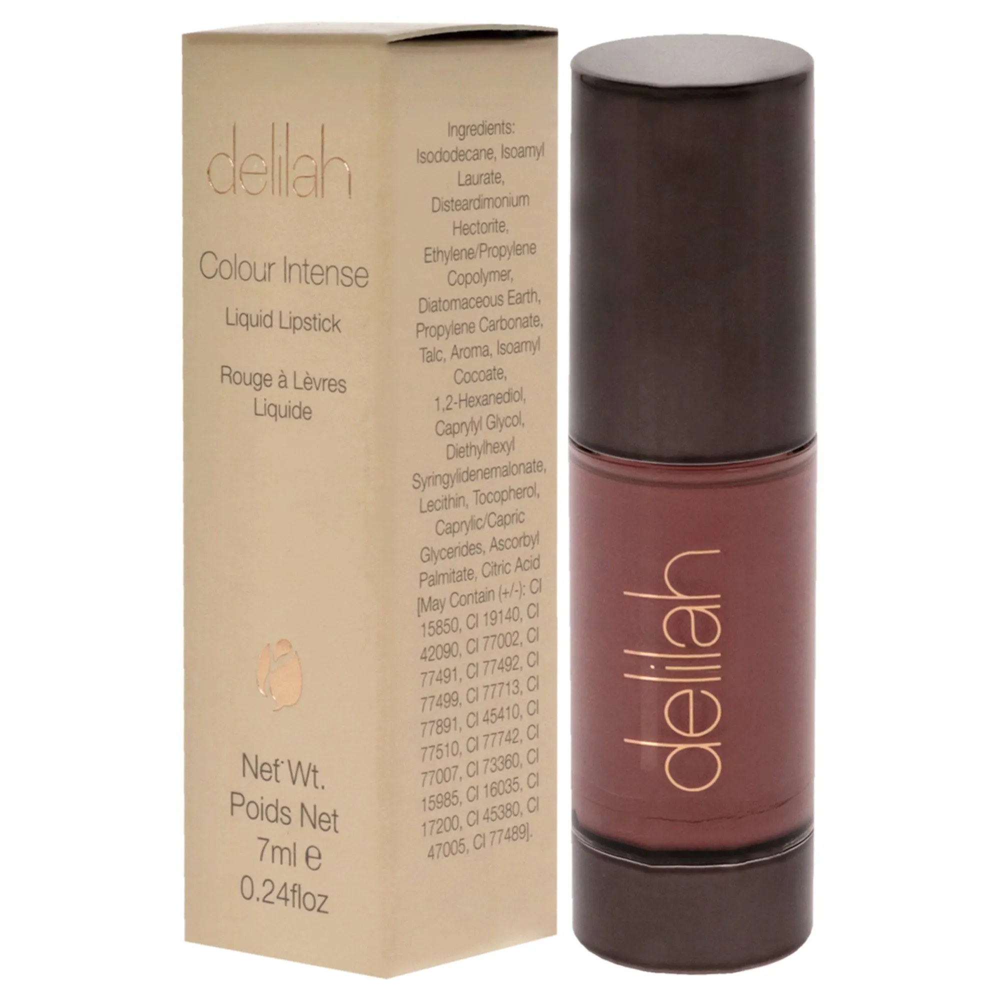 Colour Intense Liquid Lipstick - Beau by Delilah for Women - 0.24 oz Lipstick