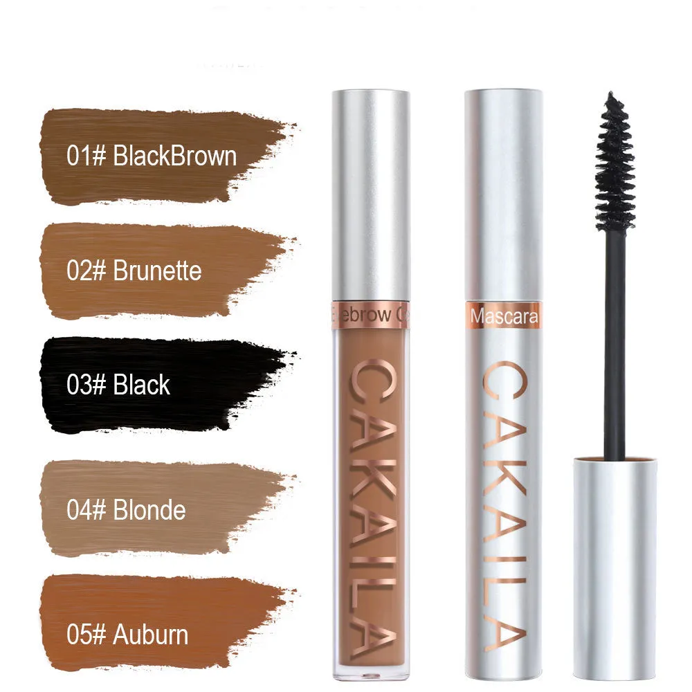 Coloured Brow Gels   Mascara Set by Cakaila - 6 Piece Set