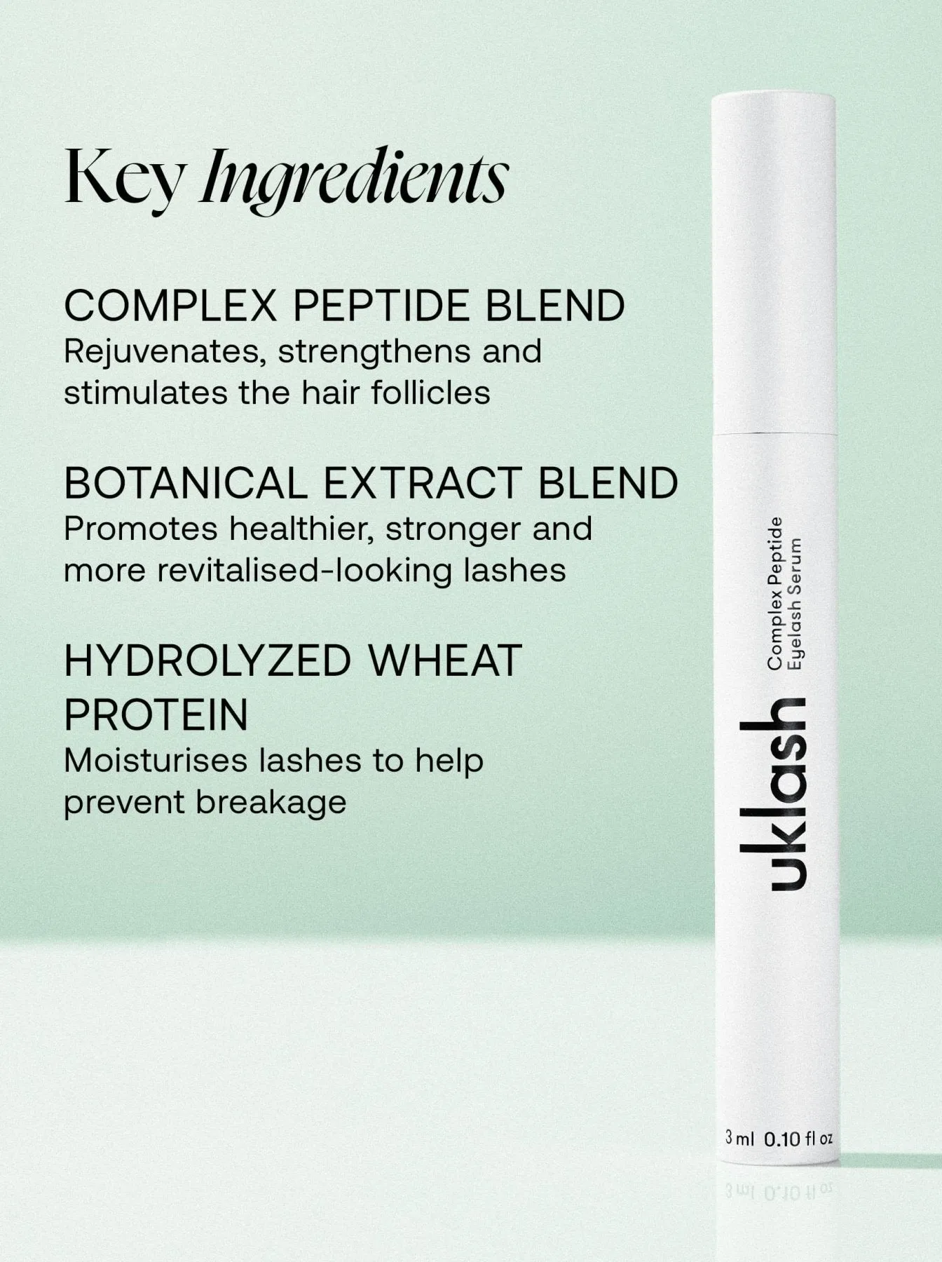Complex Peptide Eyelash Serum   Lengthening Mascara Set