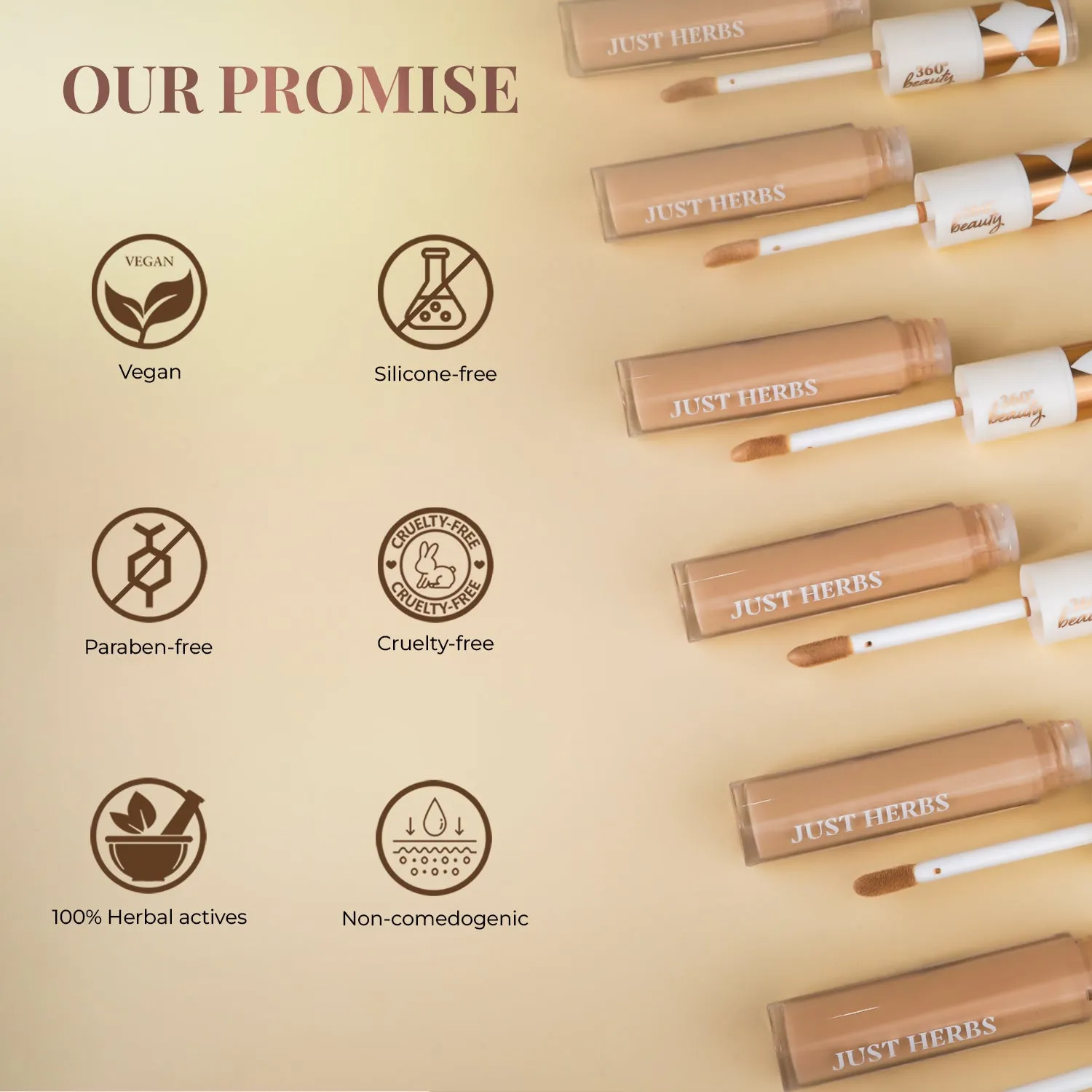Concealer Brightening & Correcting - Mango Butter and Liquorice Root - Just Herbs