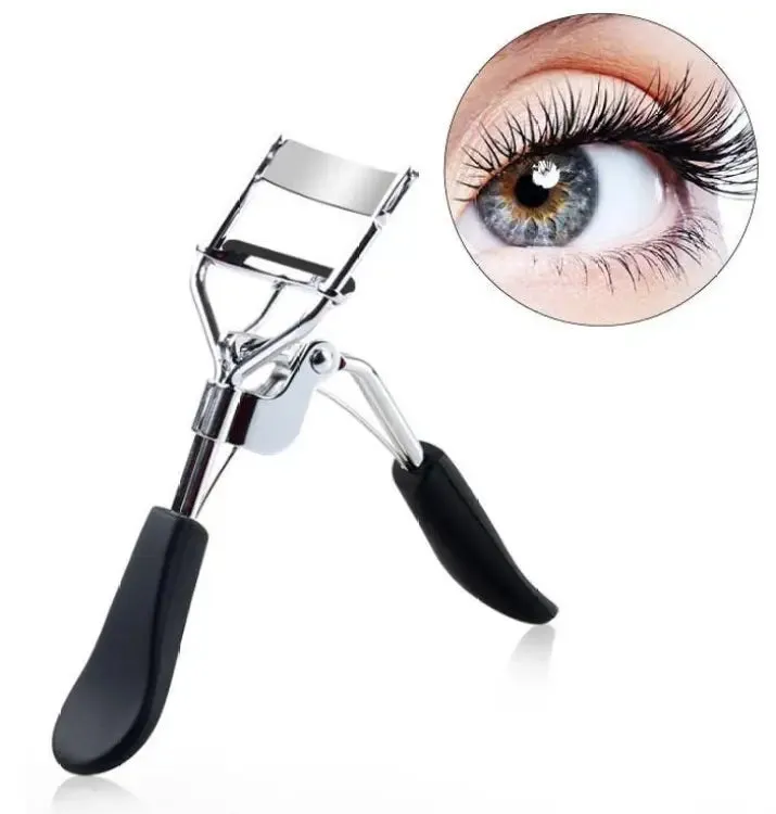 Convenient eyelash curler with comb, wide-angle curling eyelash extension tool, stainless steel eyelash curler mini curler