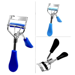 Convenient eyelash curler with comb, wide-angle curling eyelash extension tool, stainless steel eyelash curler mini curler