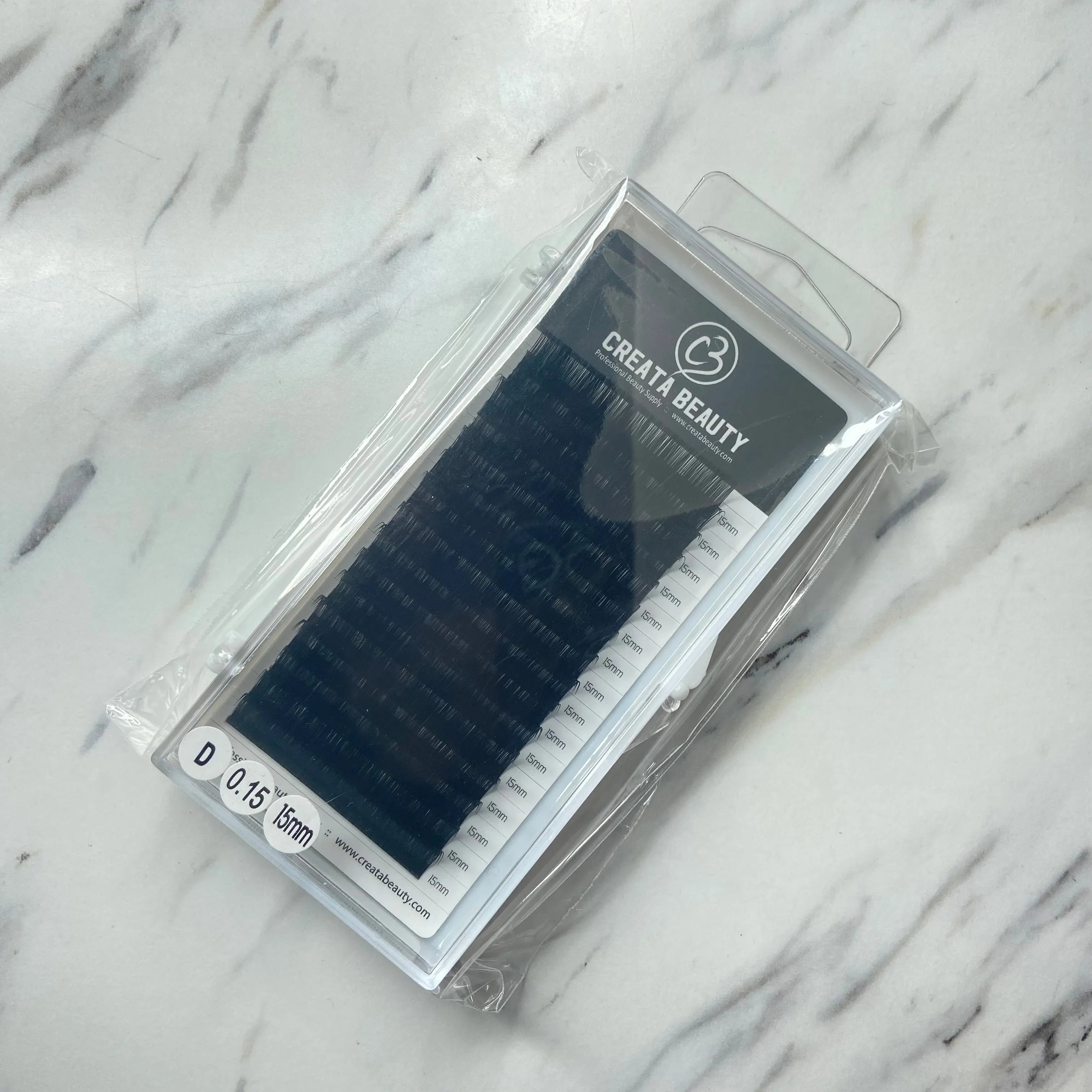Creata Beauty Signature Classic D-Curl Lash Tray - 0.15mm