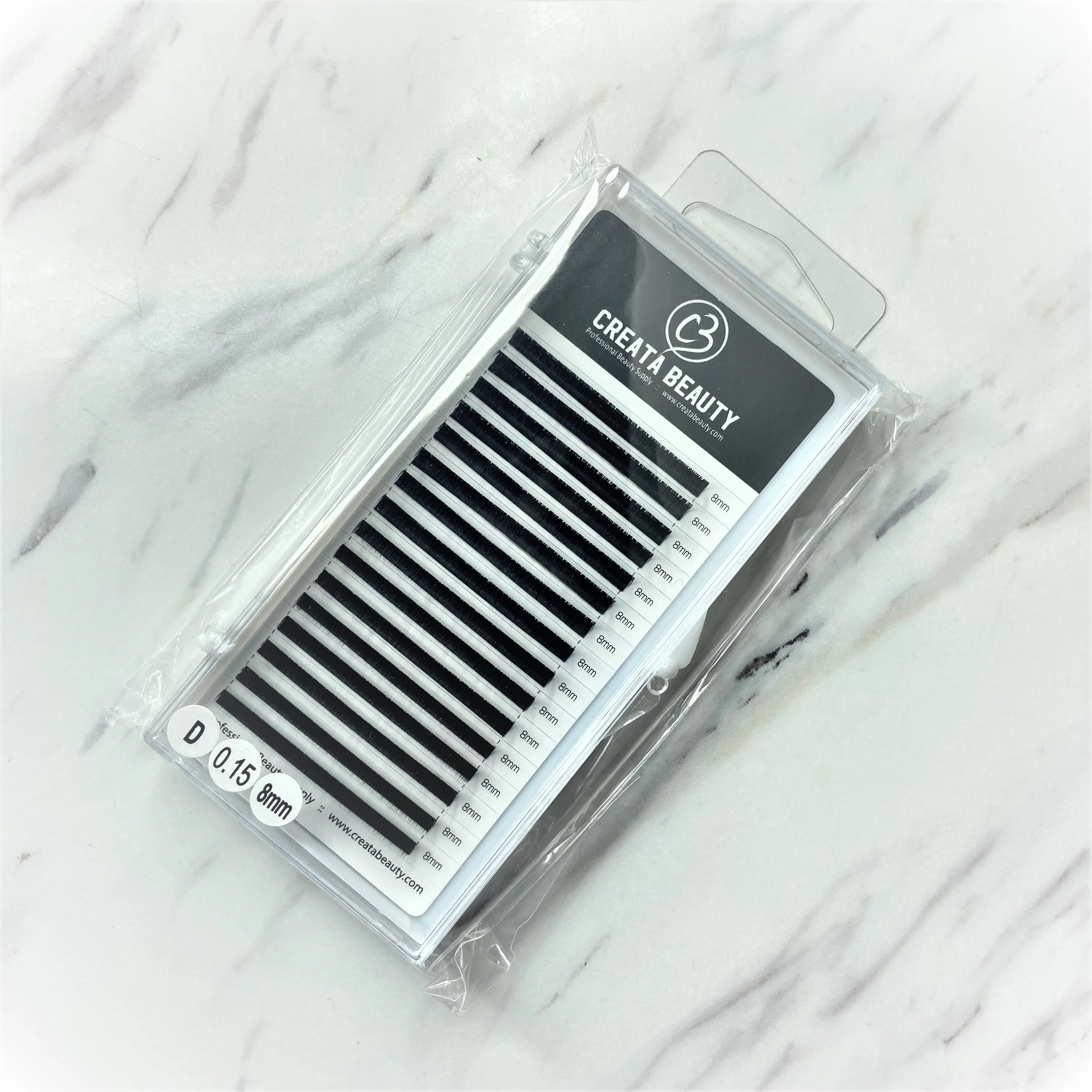 Creata Beauty Signature Classic D-Curl Lash Tray - 0.15mm