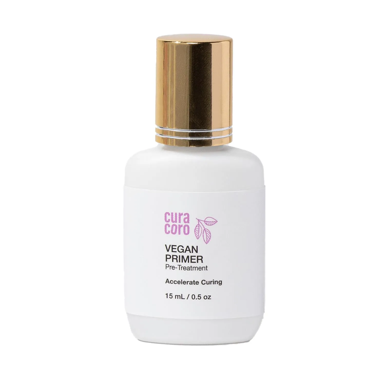 Curacoro Eyelash Extension Primer 15 ML - Increase Adhesive Bonding Power | Easily Removes Proteins and Oils/Oil Free/Longer Extension Retention (Vegan Primer)