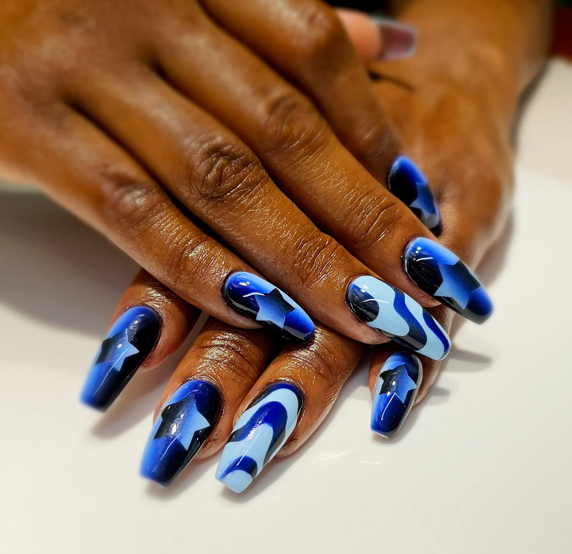Cute Stars - Airbrush Nail Stencil