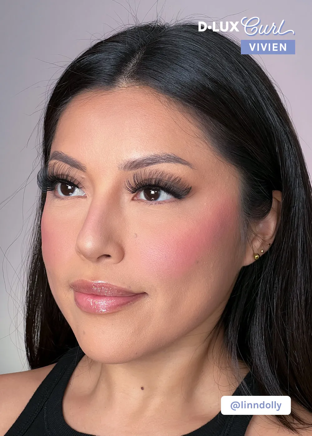 D-LUX Curl Premium Faux Mink Lashes - Vivien