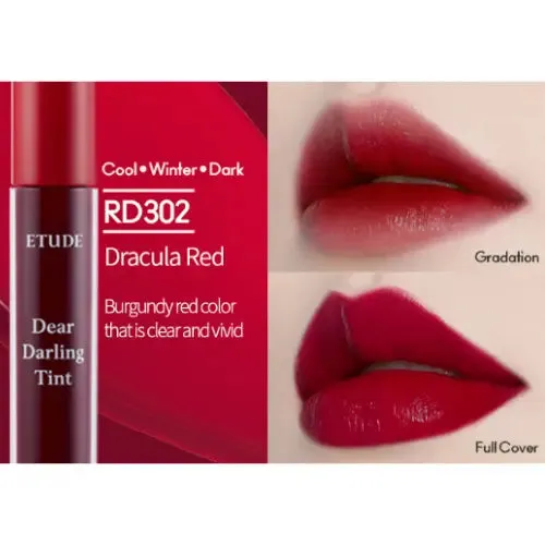 Dear Darling Water Gel Tint RD302 Dracula Red