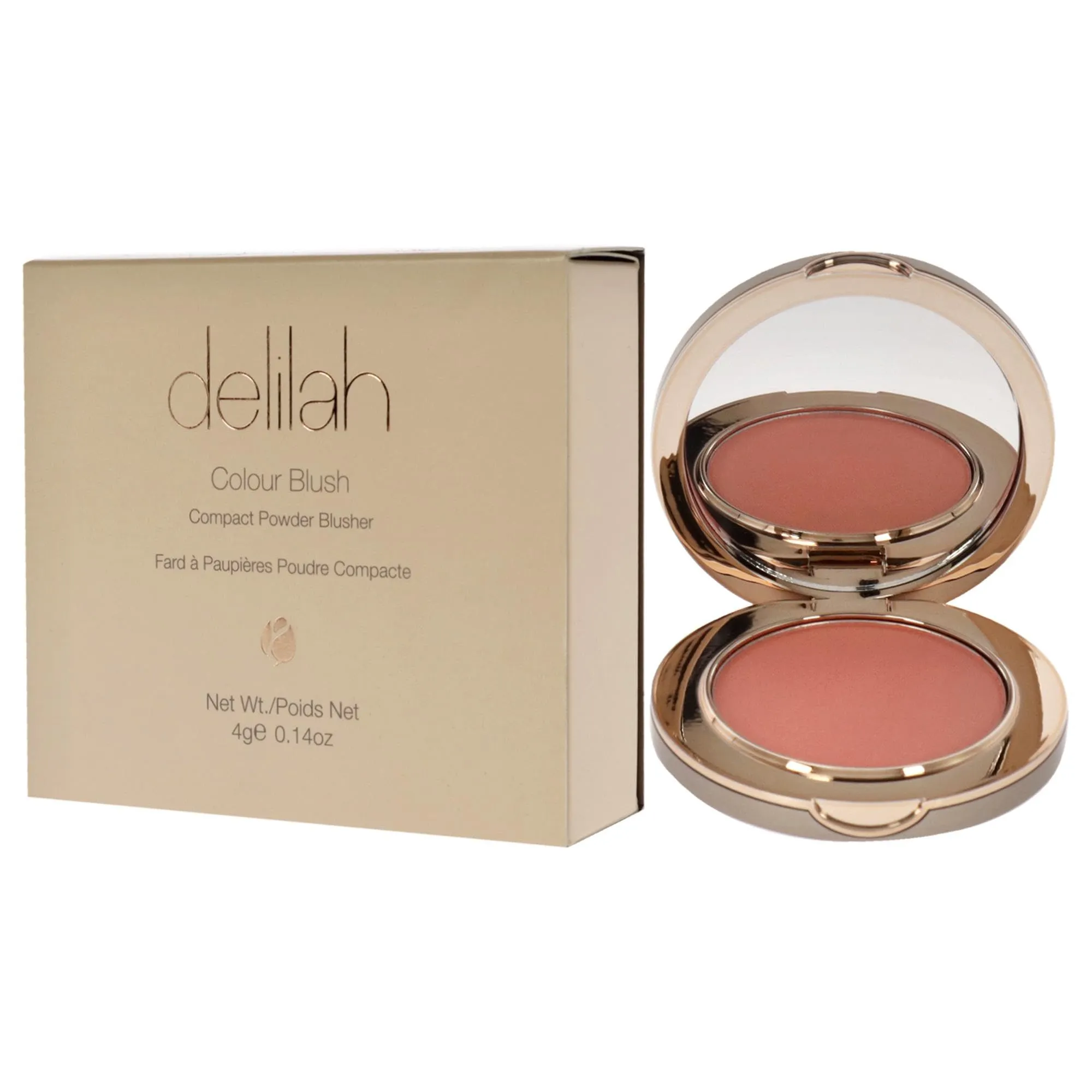 delilah - Compact Powder Blusher - Clementine - Light weight And Long wear - For All type of Skin Tone - Blur Imperfection - No Blotching or Streaking -Paraben Free - Cruelty Free - 0.14 Oz