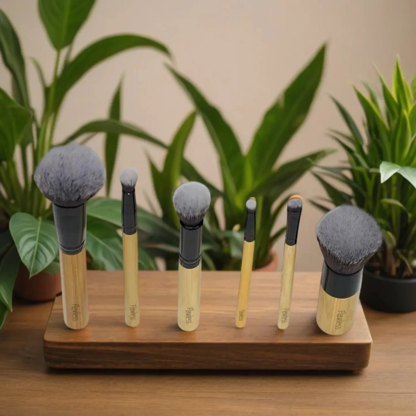 Dewy Skin Bamboo Brush Set - Make Up Brushes