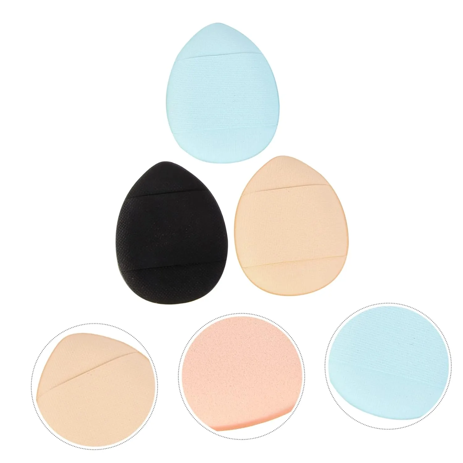 Didiseaon 18pcs Mini Makeup Puff Powder Applicators for Natural Makeup Washable Cosmetic Cushions for Loose Powder