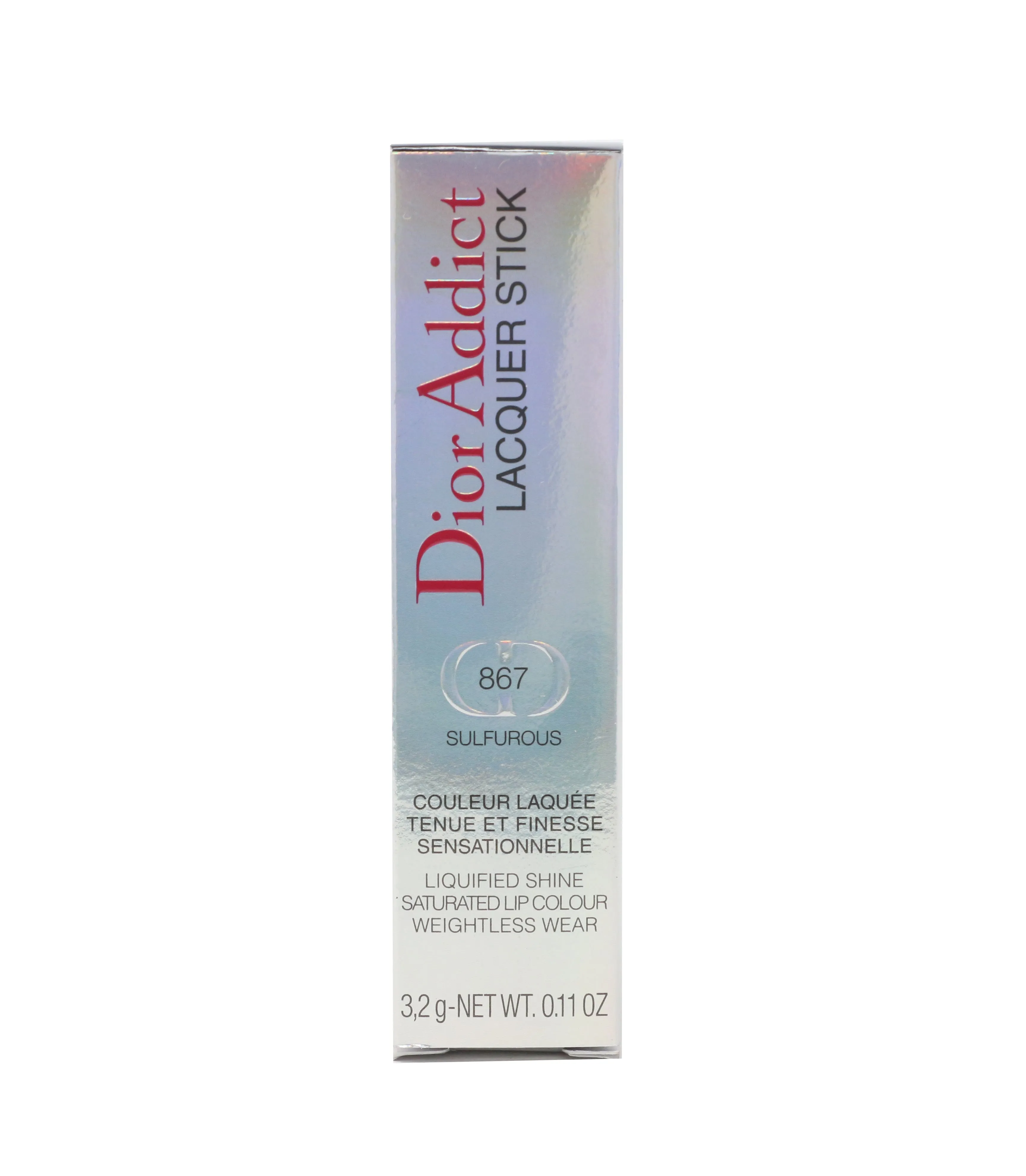Dior Addict Lacquer Stick 0.11oz/3.2ml 867 Sulfurous New In Box