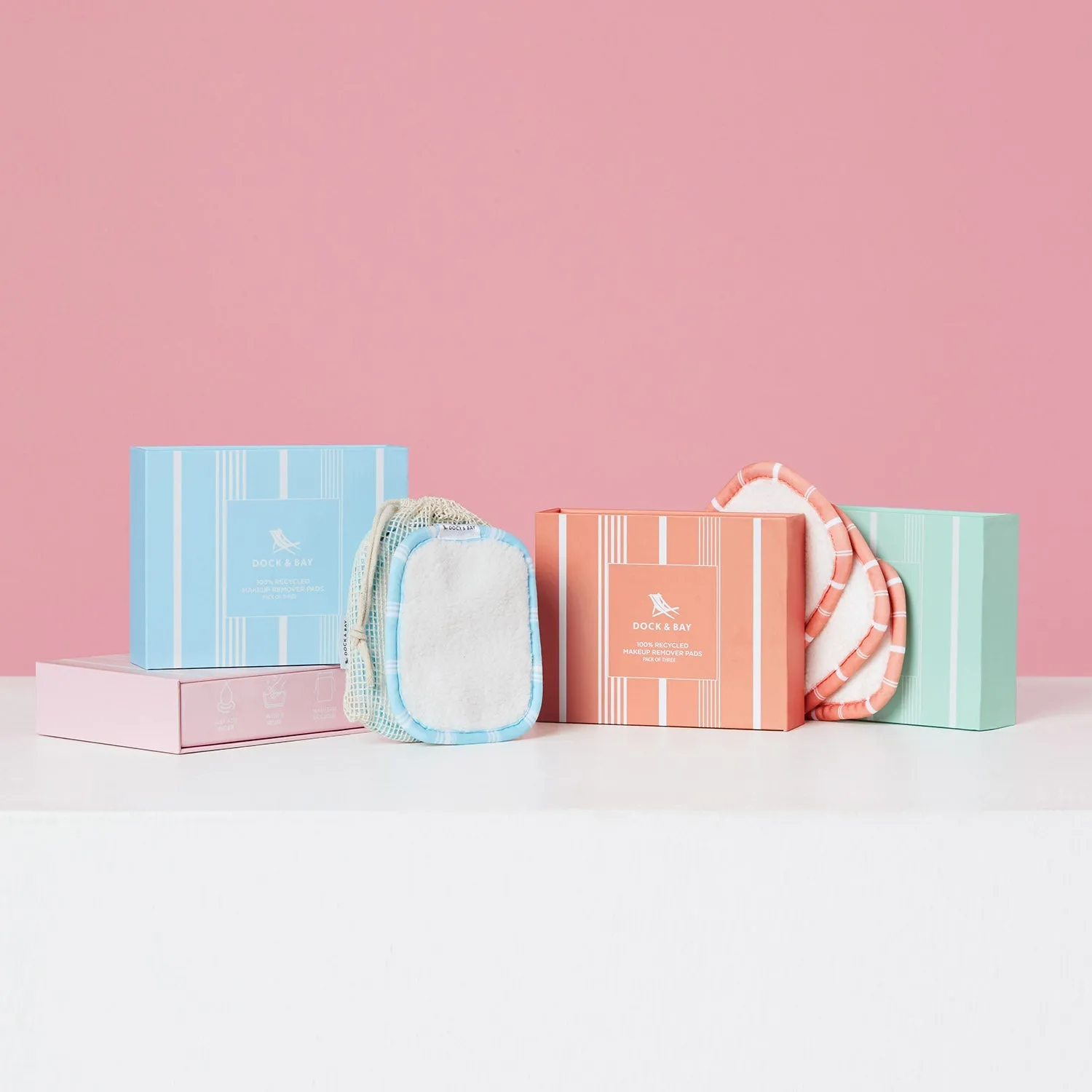 DOCK & BAY REUSABLE MAKEUP REMOVERS - PATCHOULI NAVY