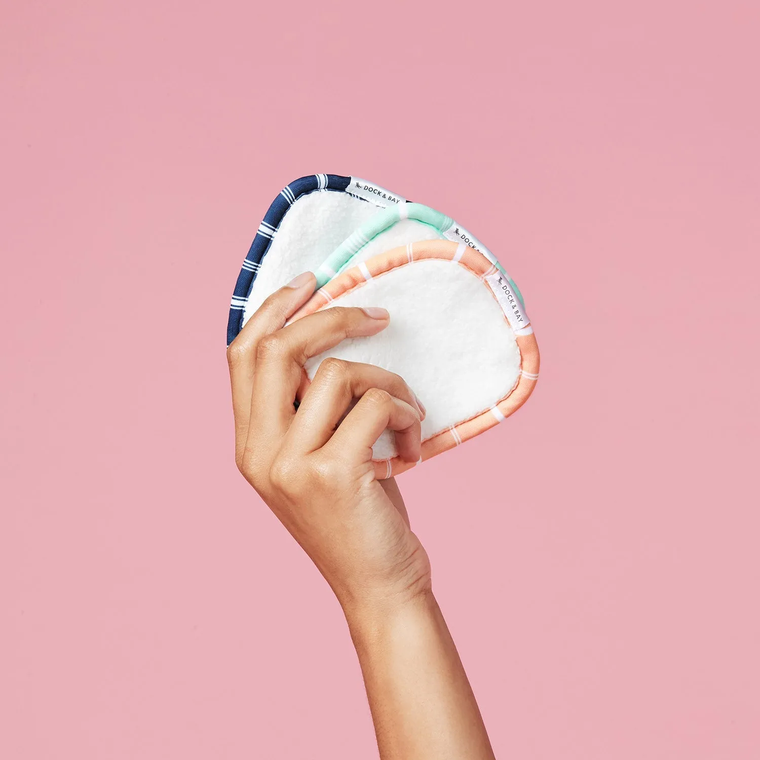 DOCK & BAY REUSABLE MAKEUP REMOVERS - PATCHOULI NAVY