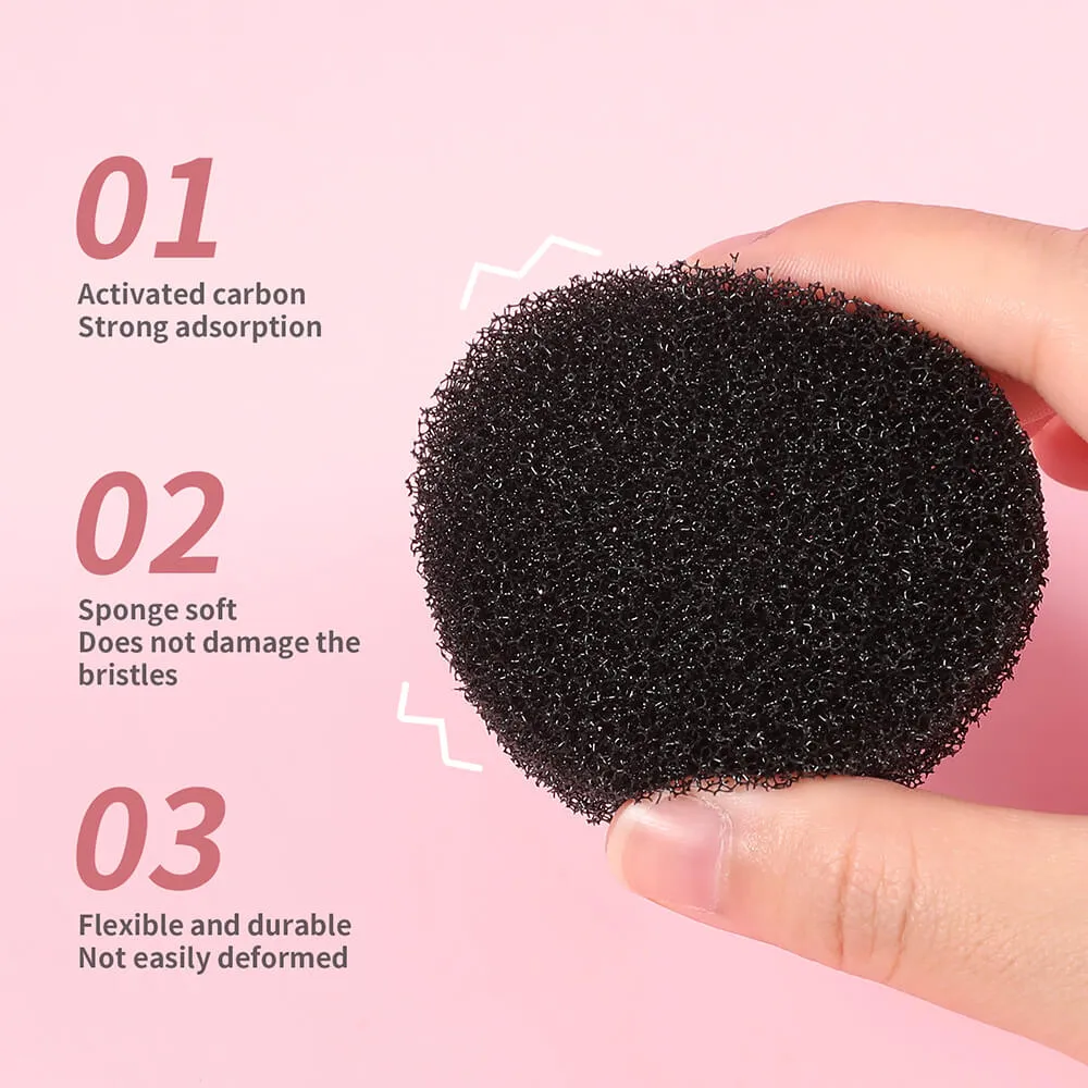 Docolor Makeup Brush Cleaner - Bundle of Quick Cleaner Box & Wet Cleaning Soap Box