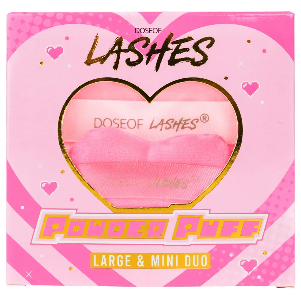 Dose of Lashes Powder Puff - Large and Mini Duo