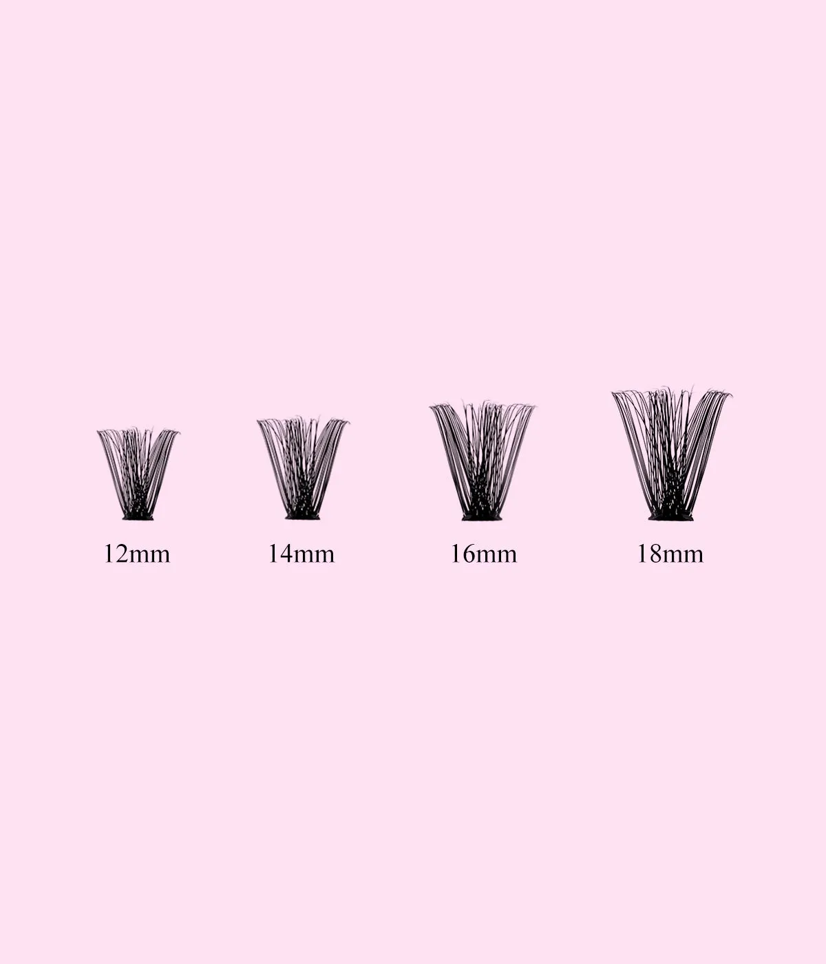 Dreamer 60D Individual Eyelash Cluster Full And Feather-Light