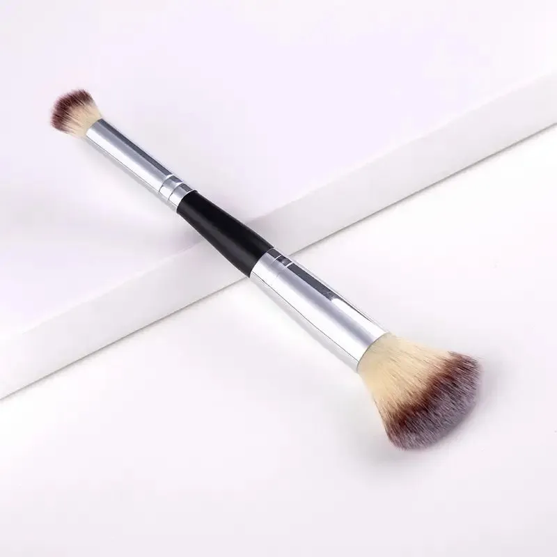 Dual-Ended Makeup Brush Buff Blend Brush Foundation Brush | Eye Shadow Brush Beauty Tool
