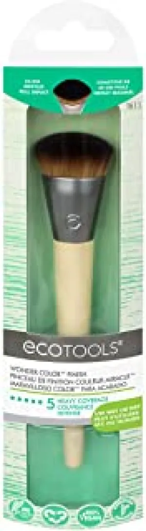 EcoTools Wonder Cover Makeup Brush With Professional Finish, Precise Blush & Contour Application