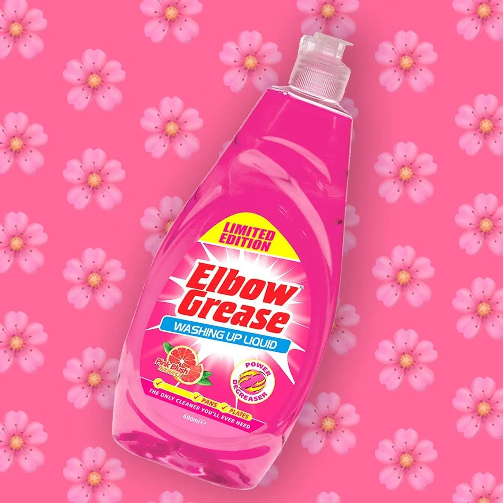 Elbow Grease Washing Up Liquid 600ml 6 Pack