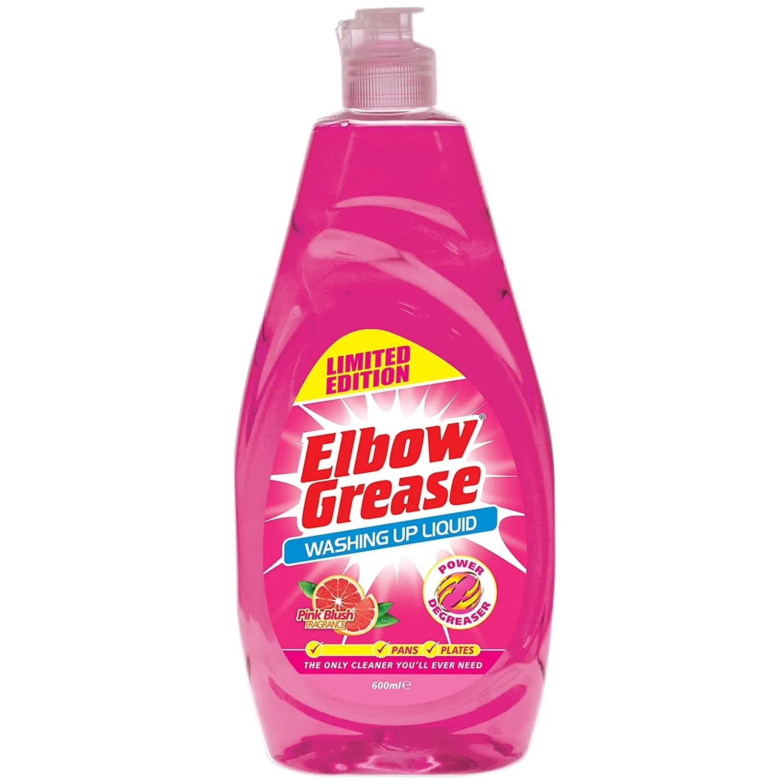 Elbow Grease Washing Up Liquid 600ml 6 Pack